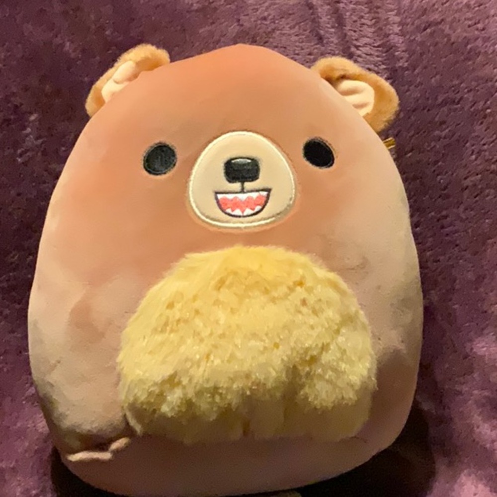 Stokley Bear Squishmallows NWOT Approximately 8”